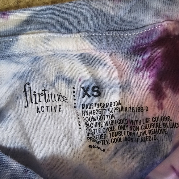 Flirtitude HandMade Tie-Dye Tee - Picture 3 of 3